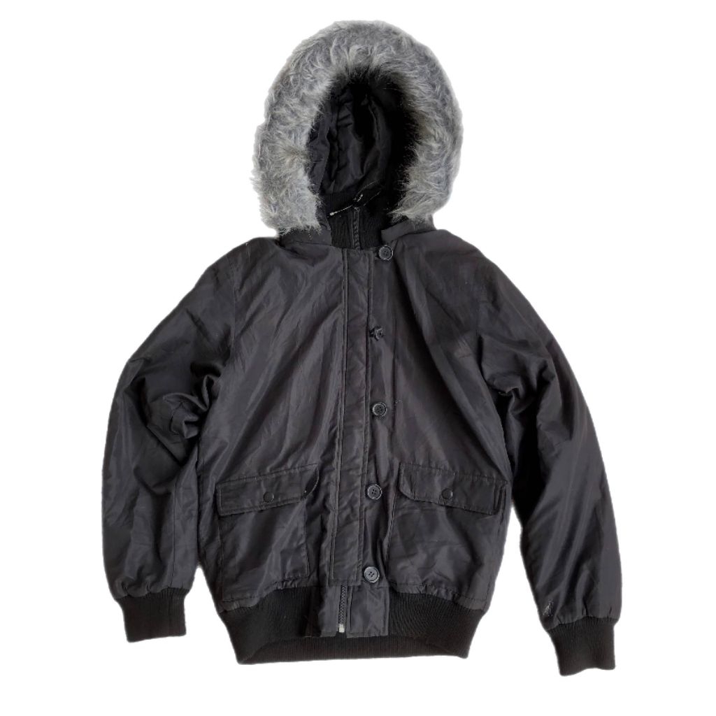 Y2K DREAMING FUR JACKET GRUNGE

