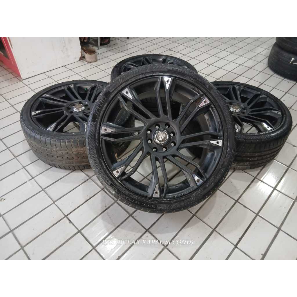 Velg Mobil Bekas ENKEI R18 4X100 4X114+BAN 205 40 R18 SOLUNA CITY AVANZA XENIA KIJANG DLL