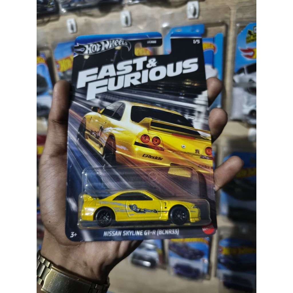 Hotwheels Nissan Skyline GT-R (BCNR33) Fast & Furious