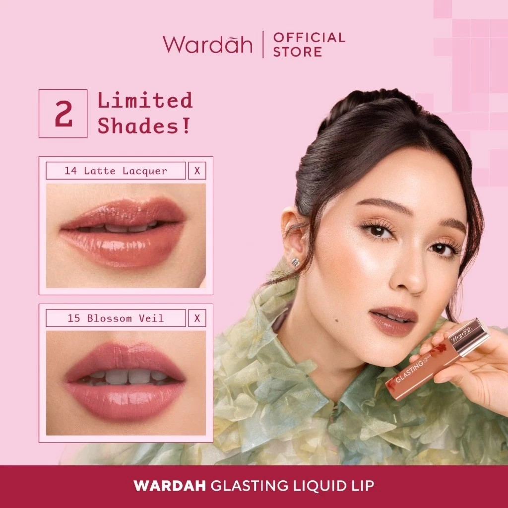 New Wardah Glasting Liquid Lip Gloss