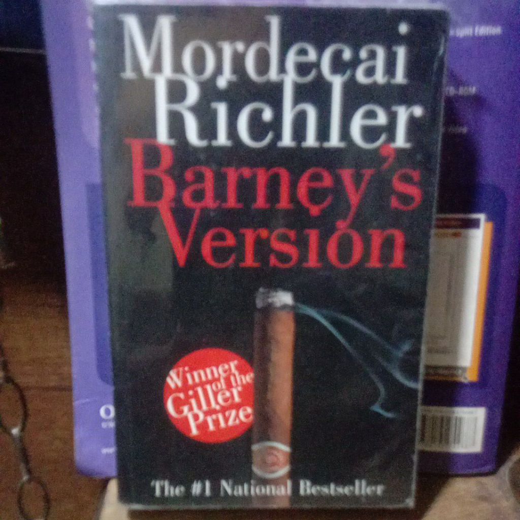 BUKU,MORDECAI RICHLER,Barney's version