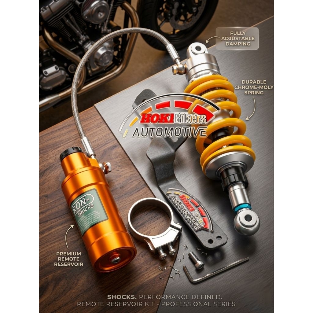 [MONOSHOCK] Monoshock PROSERIES Gp Nitrogen Racing Tabung Pisah Satria 2 Tak cbr cbu Sonic125 sonic1
