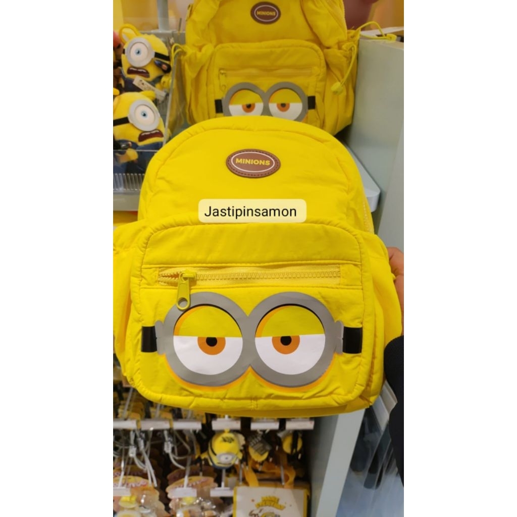 Backpack Minions & Monster Ransel Tas Punggung Minions Miniso x Minions
