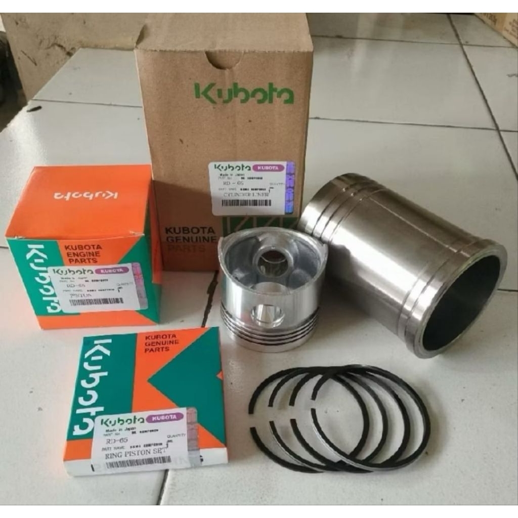 RD65 (LINER BORING + PISTON + RING) KUBOTA DIESEL RD65 (80mm)