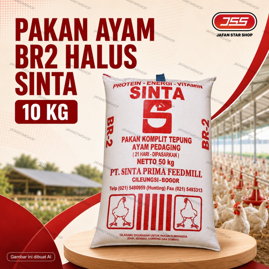 Pakan Ayam Pur Halus BR2  I  B11KM Halus (10 kg)