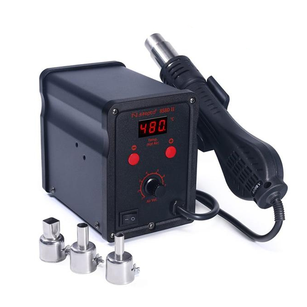 NEPTO 858D II Blower Solder Uap Digital Hot Air Rework Station Untuk IC SMD BGA PCB Servis Smartphon