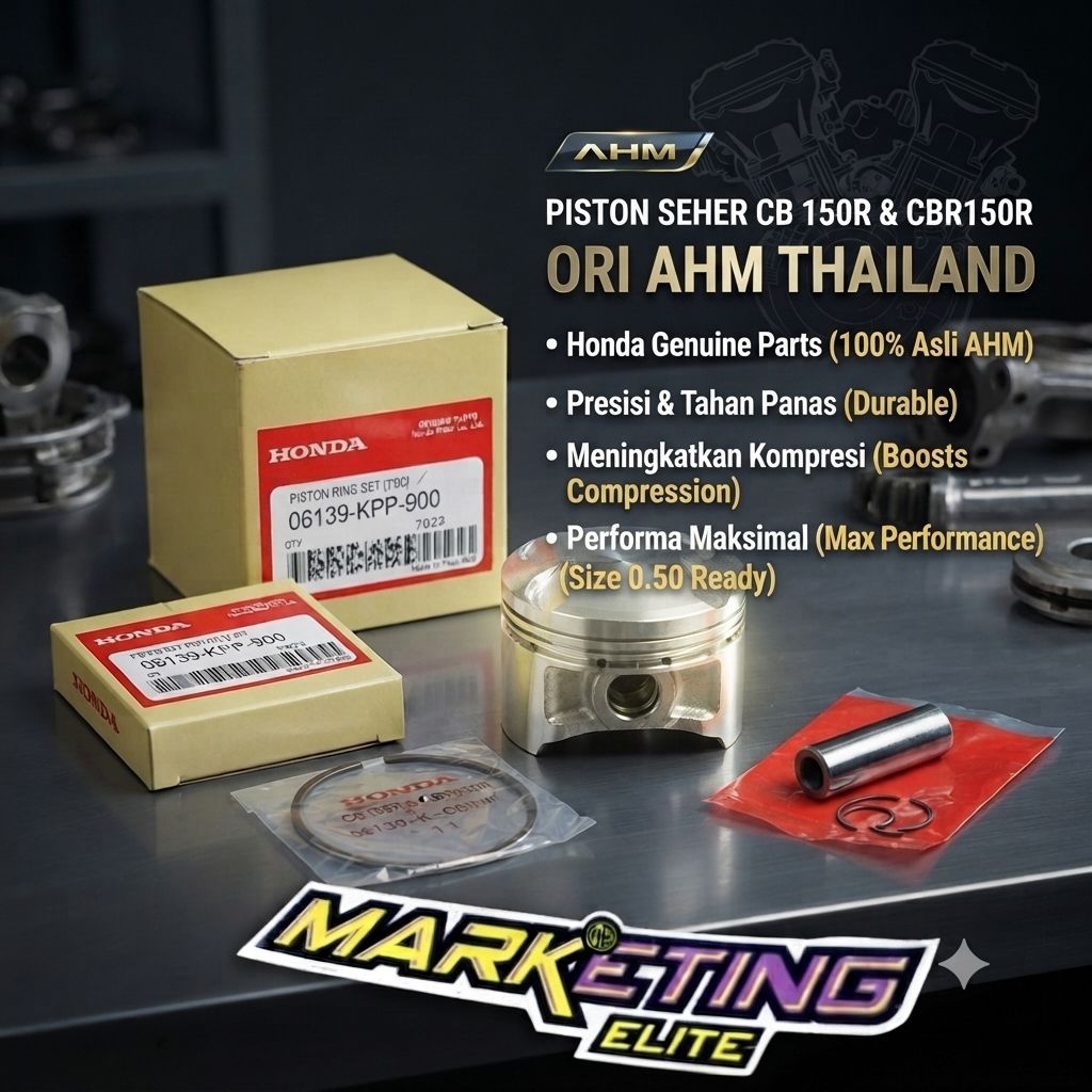 Piston kit HONDA CB 150R CB 150R CBR 150 CBR150 KPP ORI AHM THAILAND