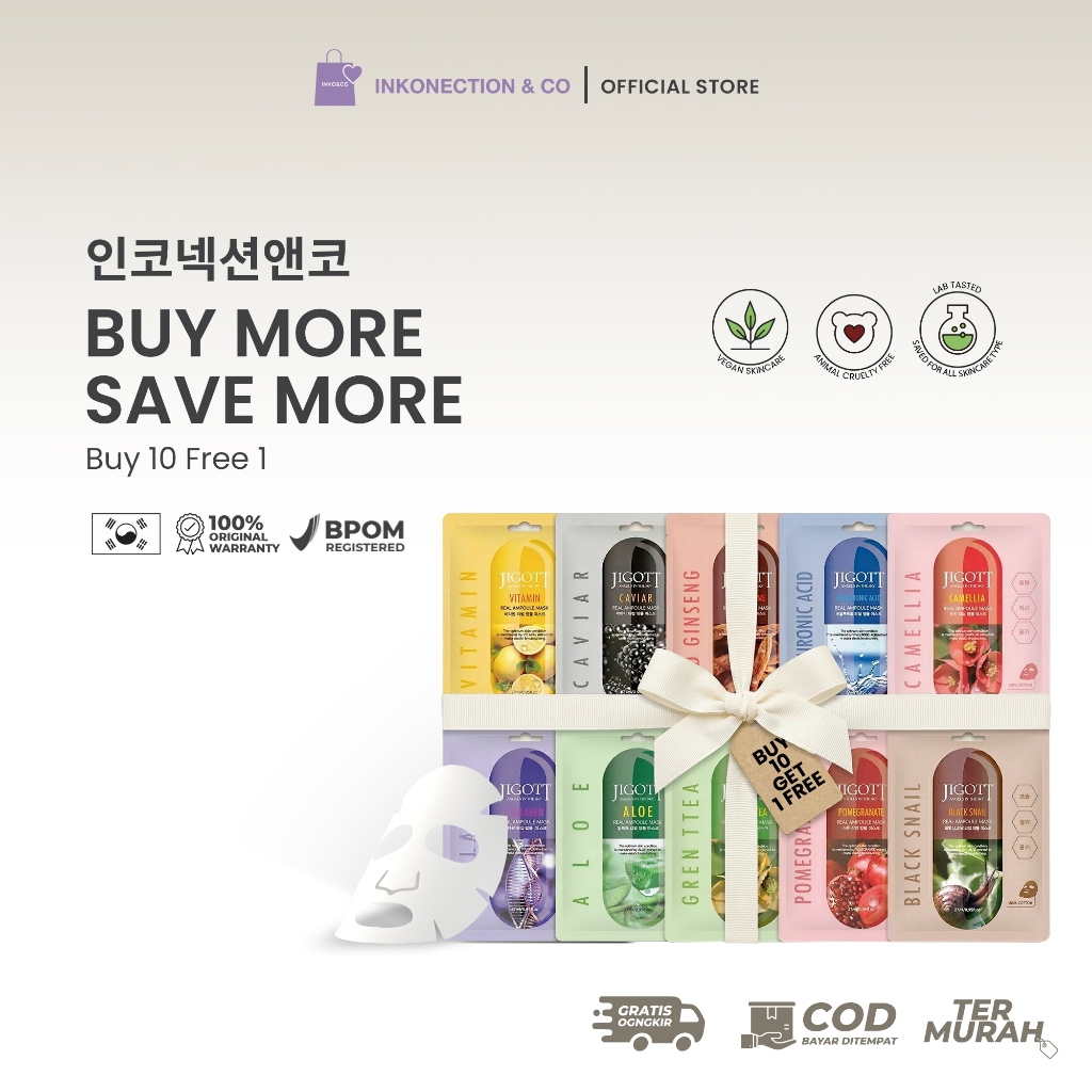 JIGOTT - Sheet Mask Bundling (10+1)