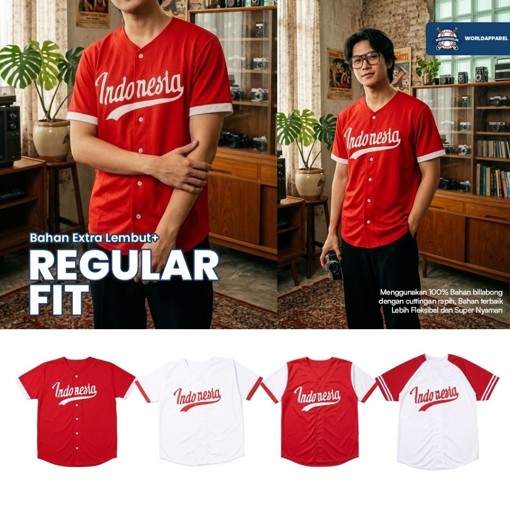 JERSEY BASEBALL SOFTBALL INDONESIA