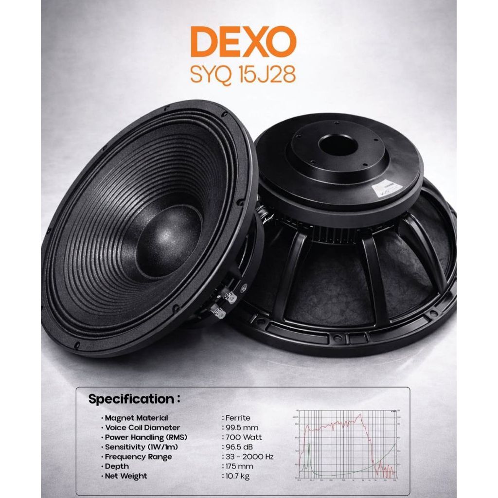 Speaker DEXO SYQ15J28 | Speaker DEXO 15" SYQ15J28