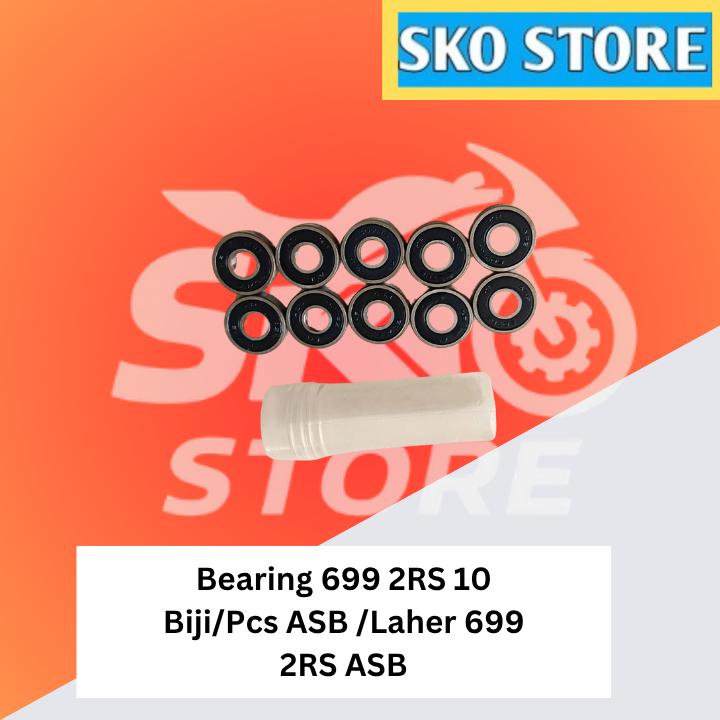 Bearing 699 2RS 10 Biji/Pcs ASB /Laher 699 2RS ASB