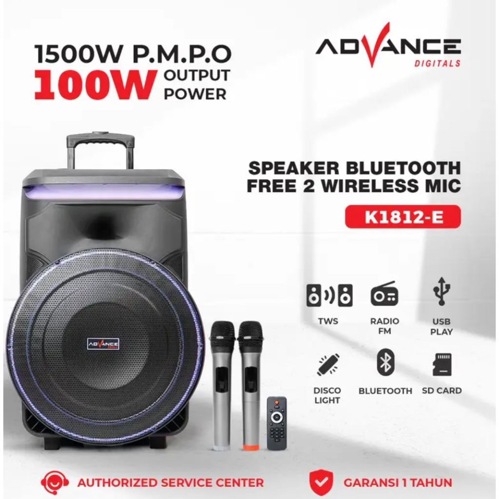 . ADVANCE SPEAKER K 1812 E