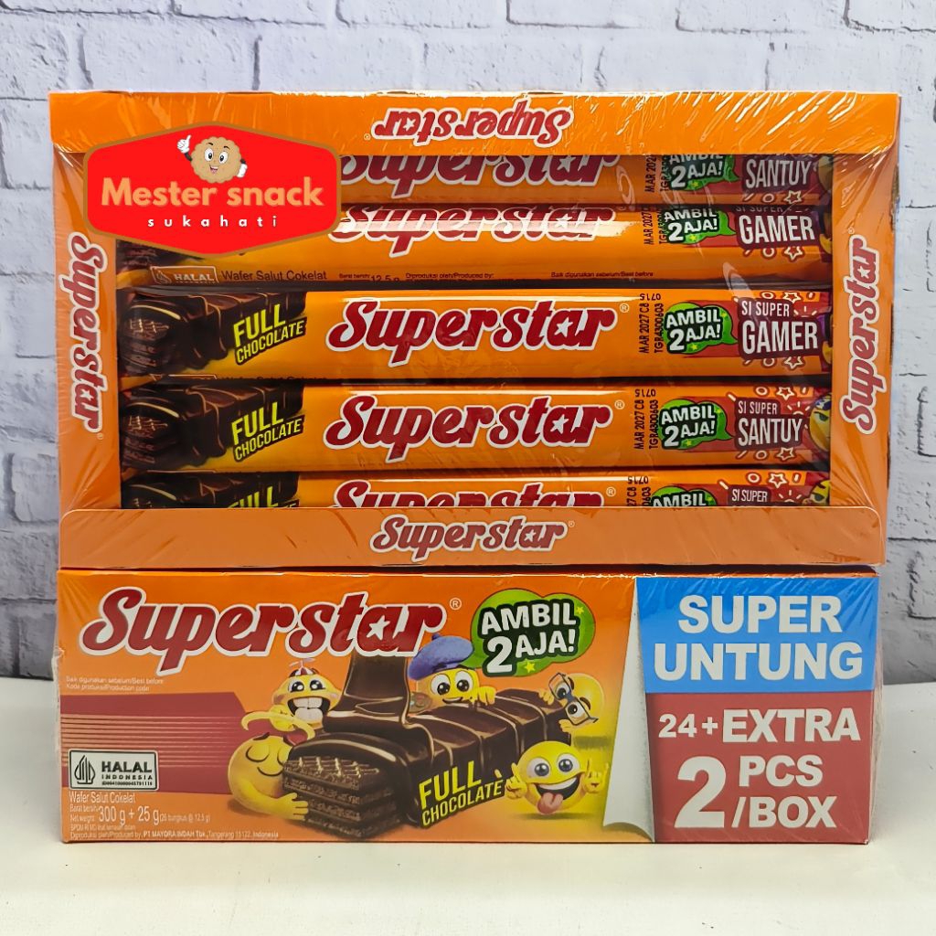Superstar | Wafer Superstar | Wafer Cokelat