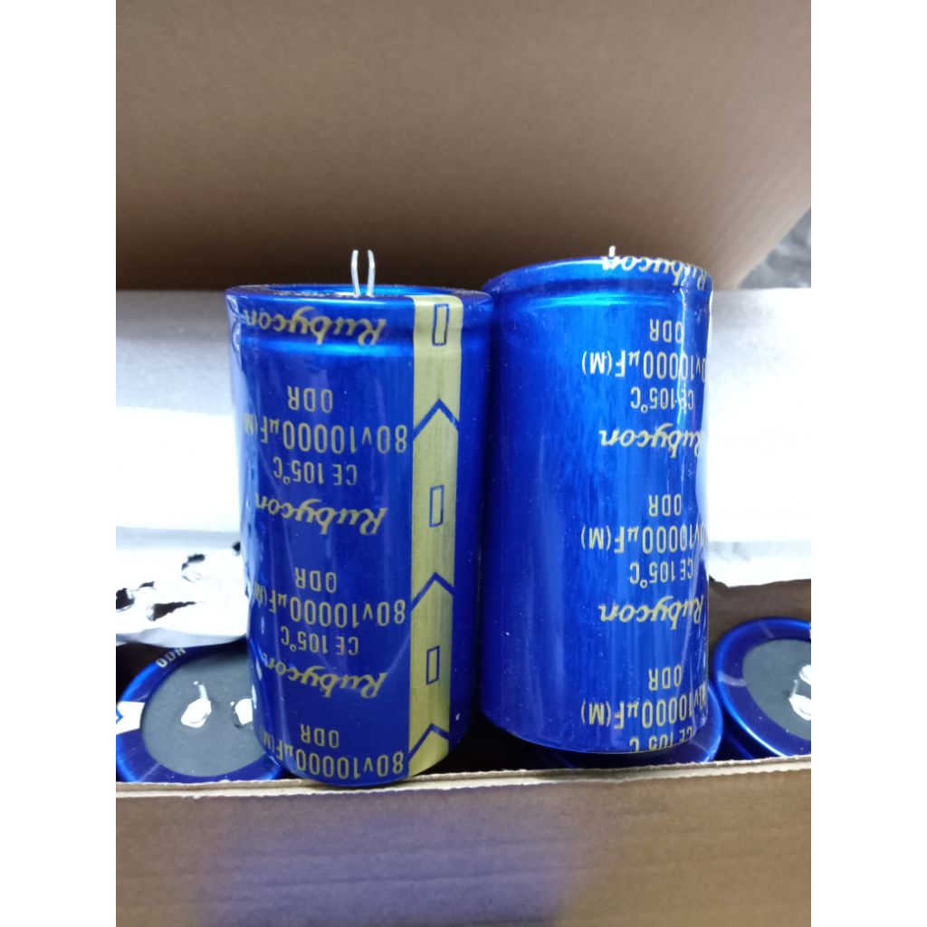 elco 10000 uf 80 v Rubicon biru