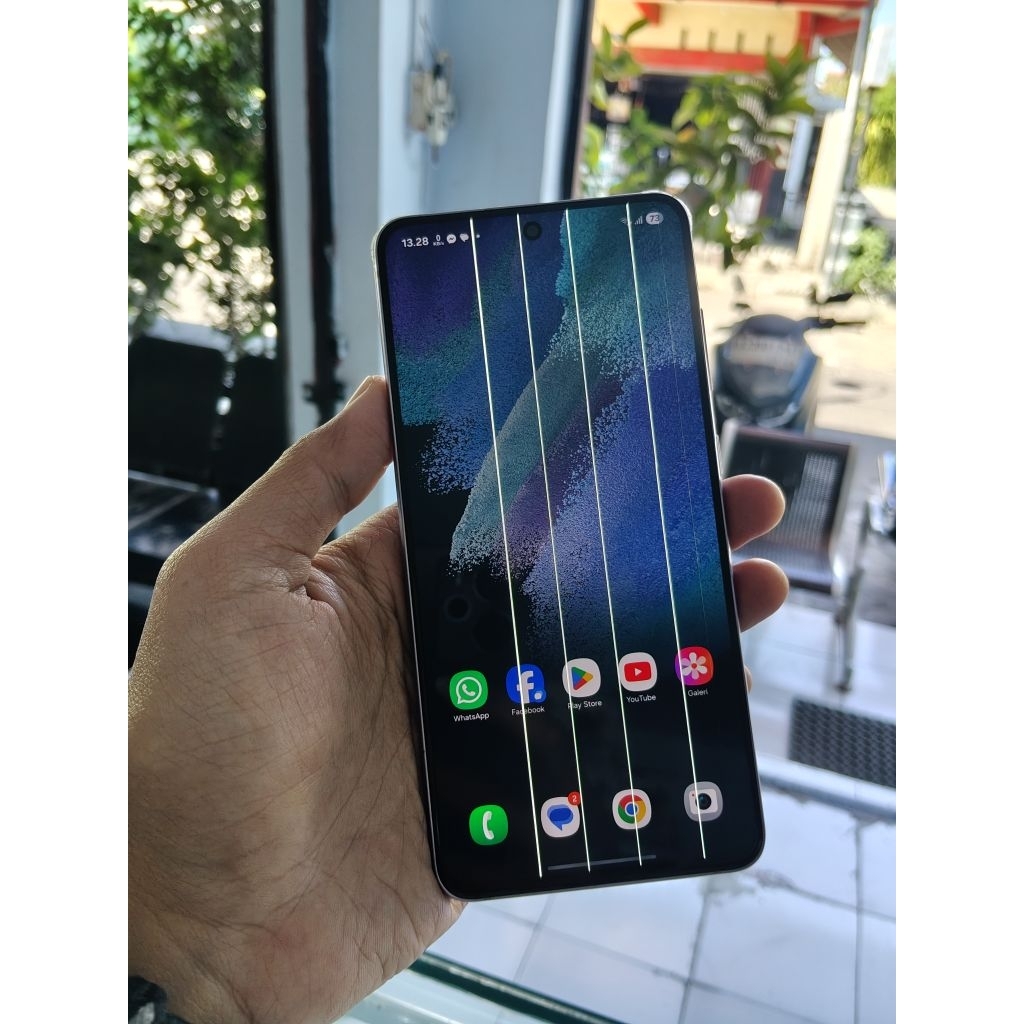 LCD + FRAME SAMSUNG S21 FE COPOTAN ORIGINAL 1000%