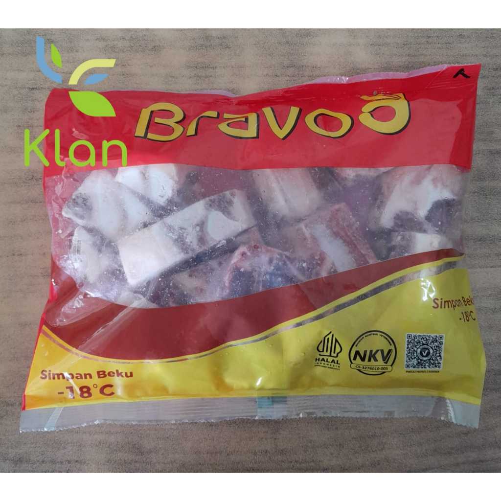 TULANG SAPI 1KG/ BRAVOO TULANG SAPI UNTUK SOP TULANG FROZEN/ TULANG POTONG UNTUK PENYEDAP MASAKAN/ T
