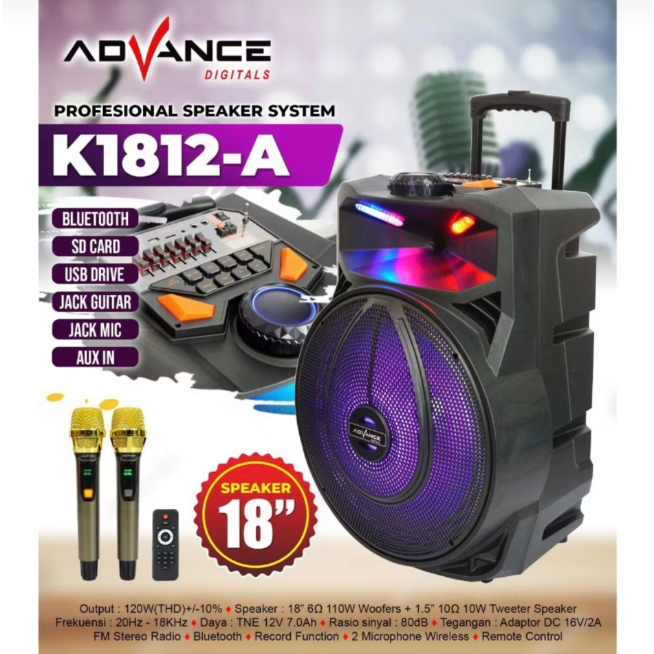 . ADVANCE SPEAKER K1812 A