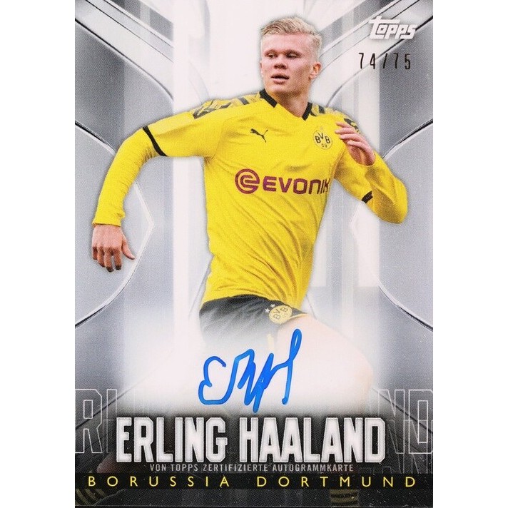 FULLPRINT REPLICA 2020 Topps Transcendent Borussia Dortmund Erling Haaland AUTO