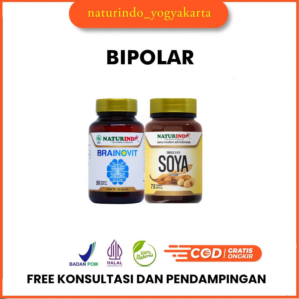 Obat Bipolar SKIZOFRENIA Anxiety Brainovit Naturindo