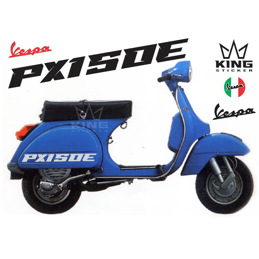 Striping Vespa PX 150 E // Sticker Motor Vespa PX 150 E - PX5