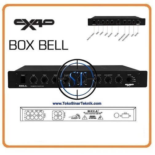 Box Pre-Amplifier ( Tone Control Parametrik ) CX-40 Bok Kotak Wadah Alumunium Kit Tone MACINTOSH CX 