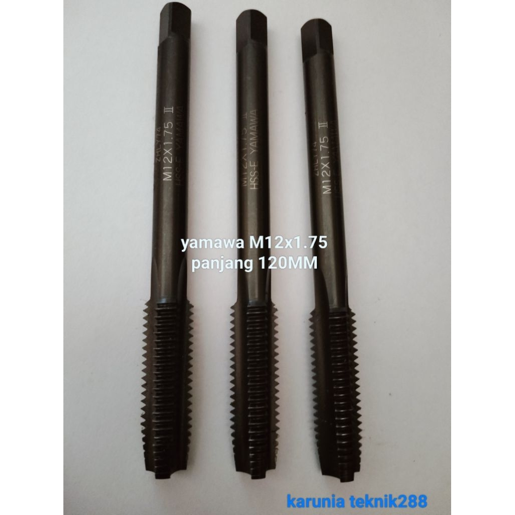 tap yamawa second m12x1.75 baut 17 panjang 120mm