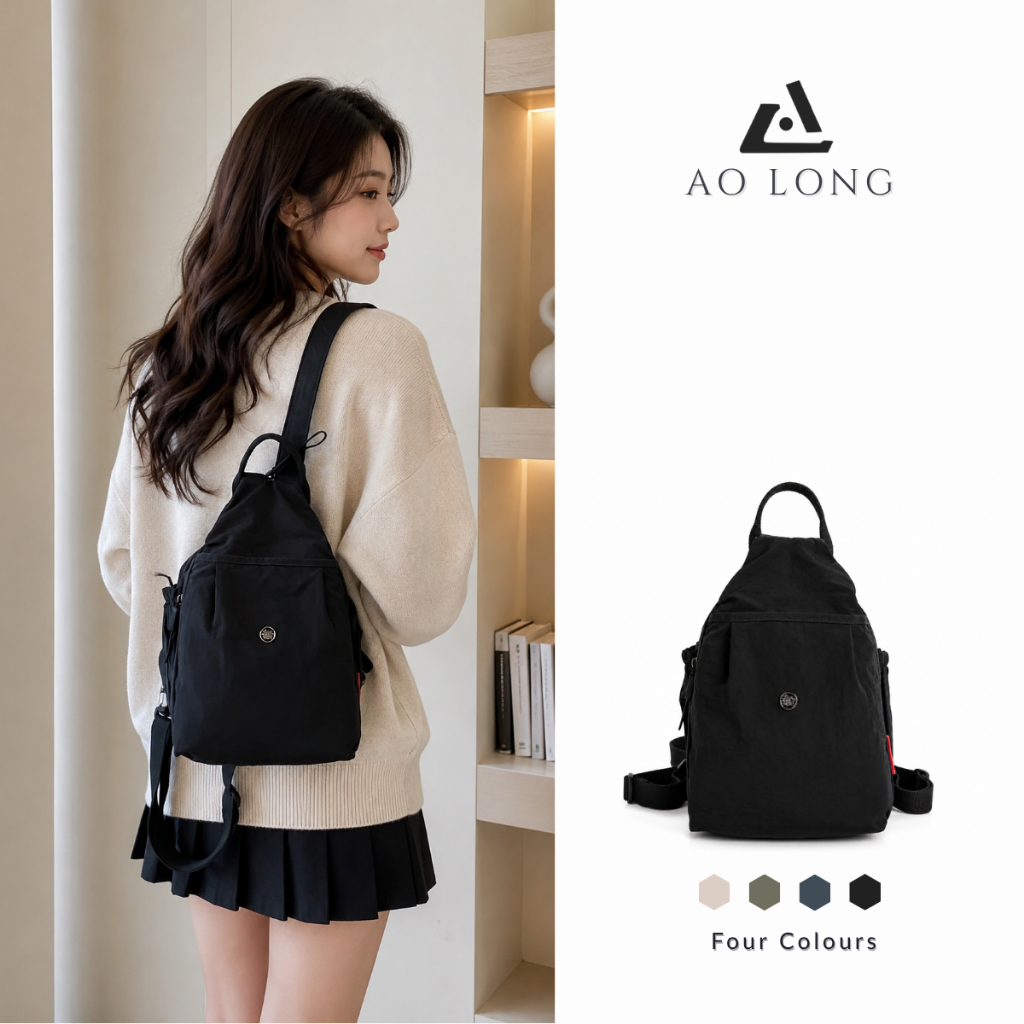 AOLONG Tas Ransel Wanita VIRA 7701 Backpack Fashion Lucu Untuk Kuliah