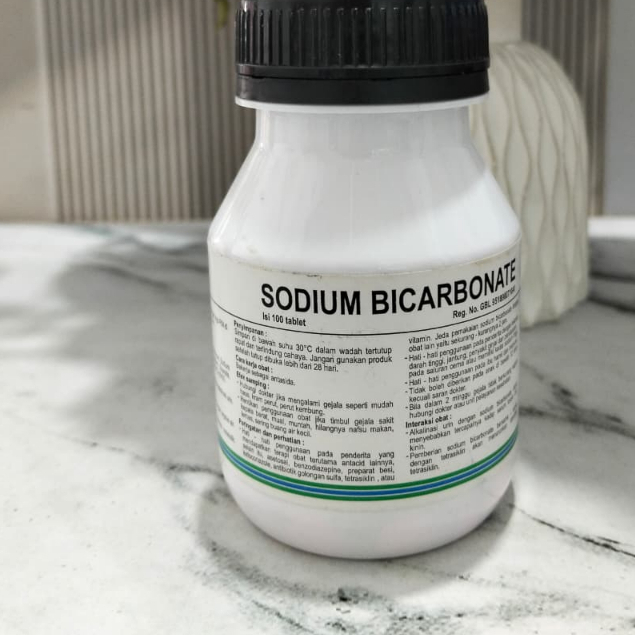 Sodium Bicarbonate 500 mg 100 Tablet