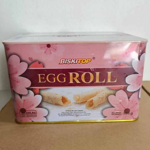 Biskitop Egg Roll 300 gr/Biskuit