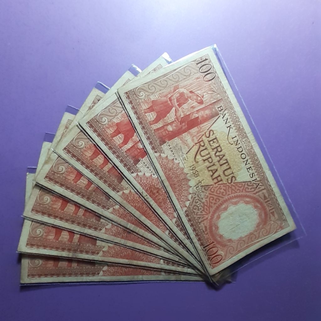 Uang 100 pekerja tahun 1958