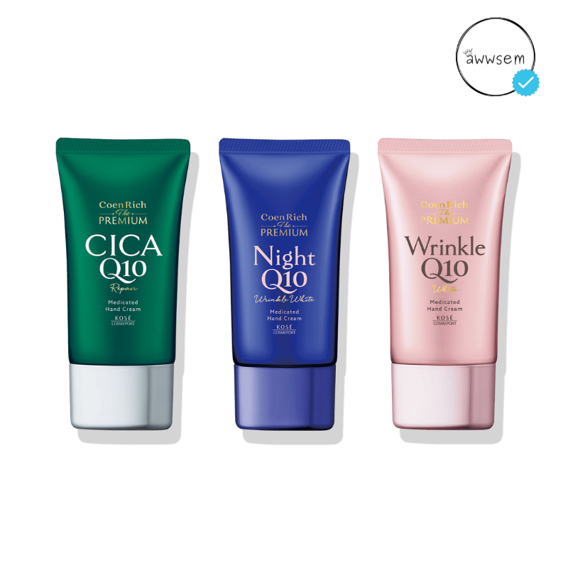KOSE Coen Rich Premium Q10 Medicated Hand Cream Wrinkle CoenRich JAPAN
