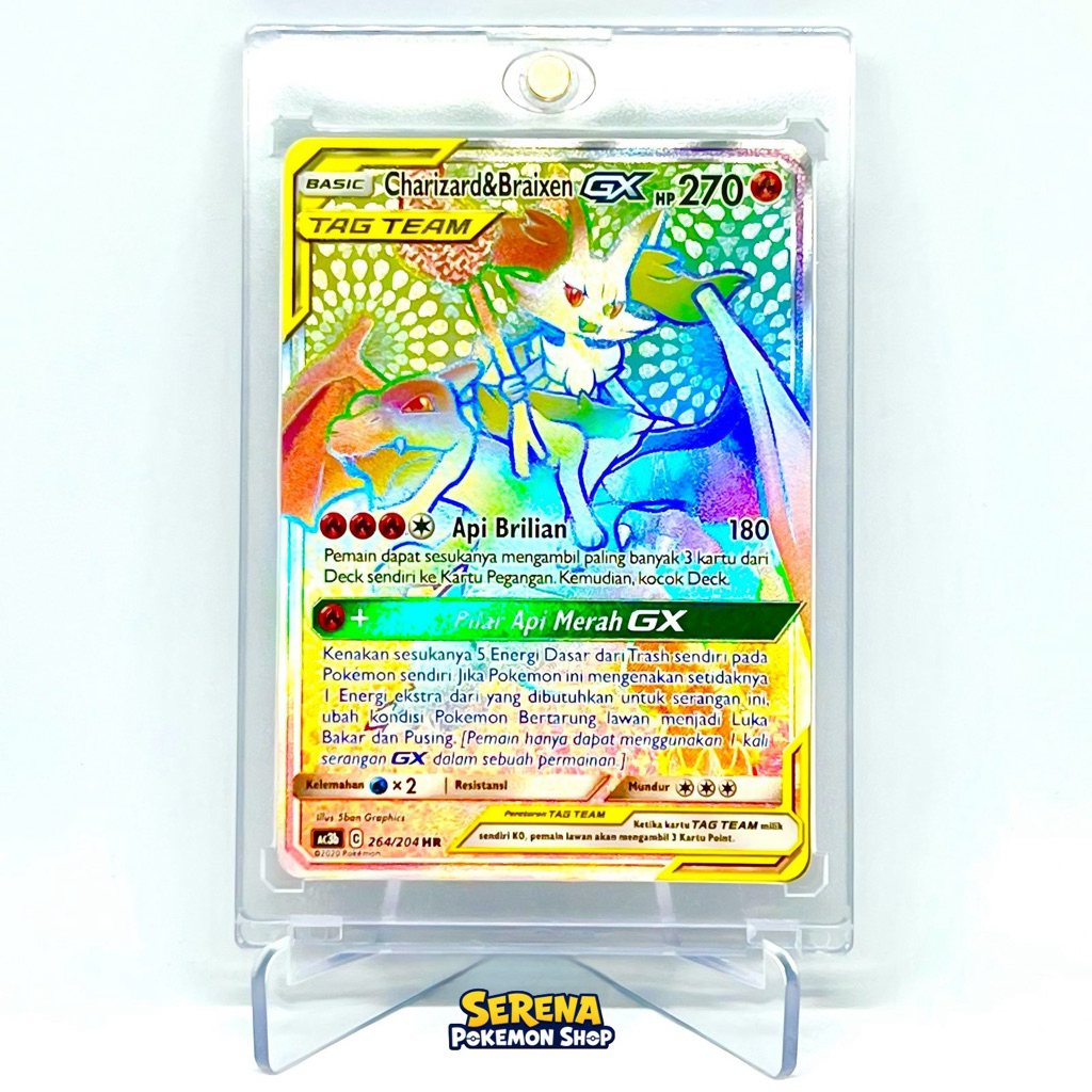 Charizard & Braixen GX HR AC3B - Pokemon TCG Indonesia