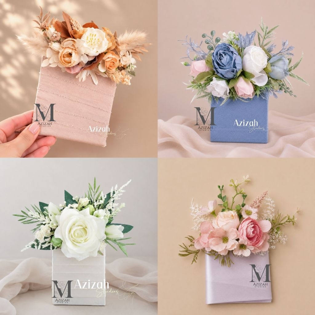 Wedding Corsage Groom Flower // Corsage Jas Tanpa Jarum - Bros Bunga Jas Wisuda/ Wedding Pria- Bros 