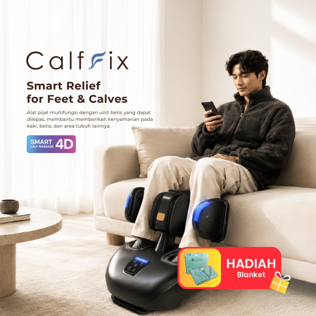 ADVANCE - CALF FIX (HS8931) Foot Massager - Alat Pijat Refleksi Kaki Pemijat Getar Elektrik