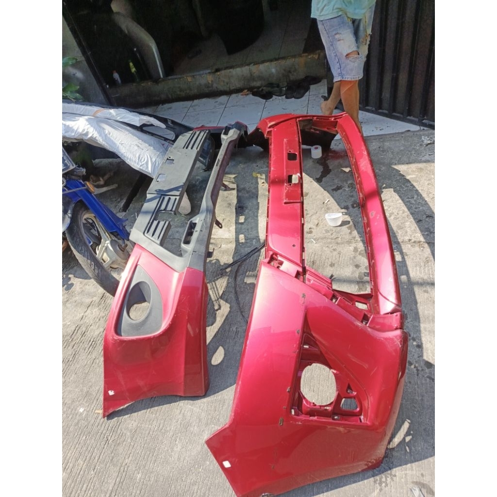 bumper bemper depan toyota yaris  2014 2015 2016 2017 plus bodykit original copotan