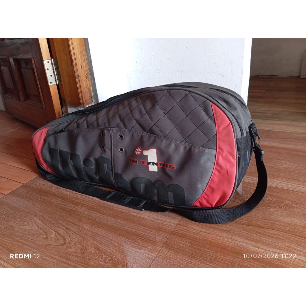 tas tenis bekas original wilson