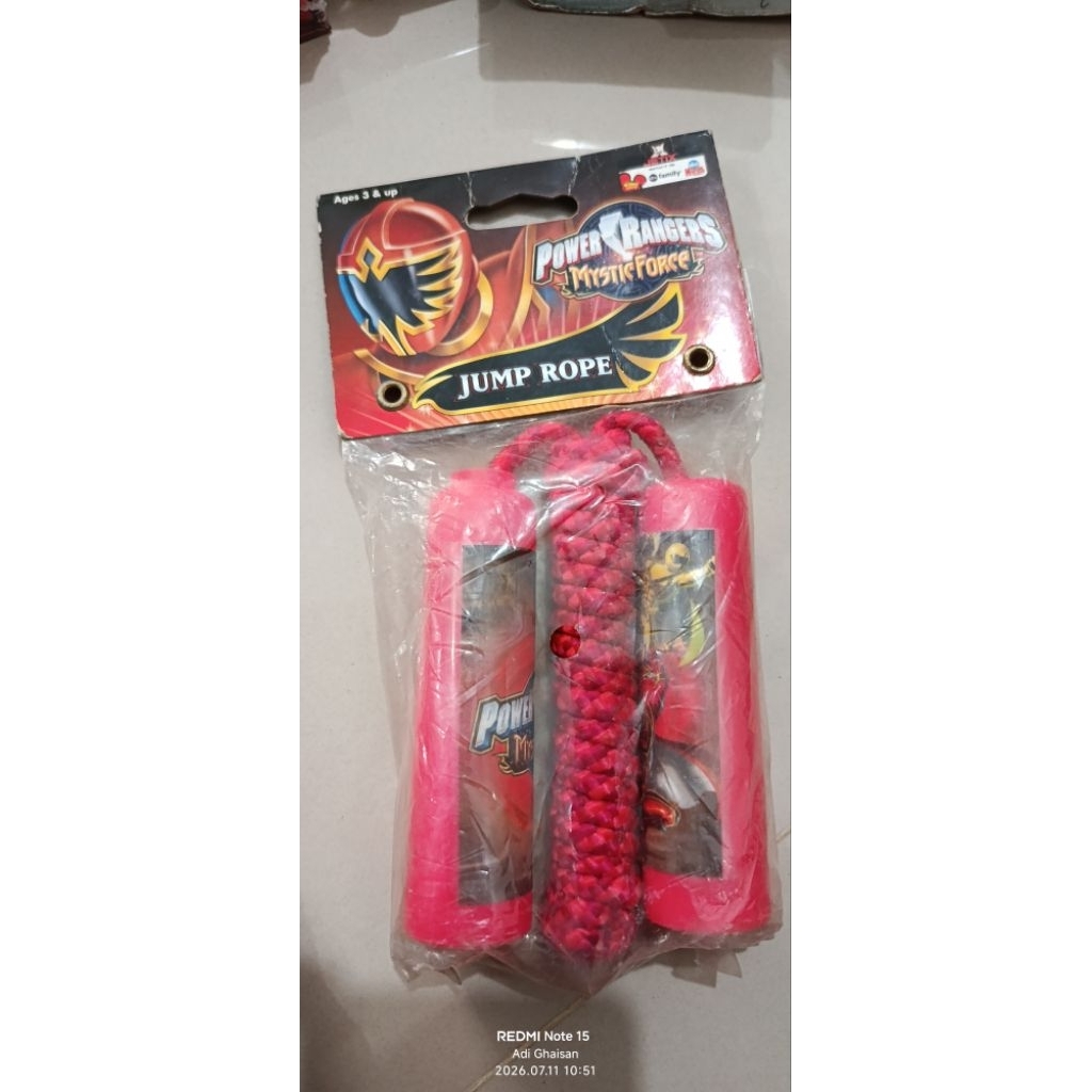 Jump Rope Power Rangers Mistic Force