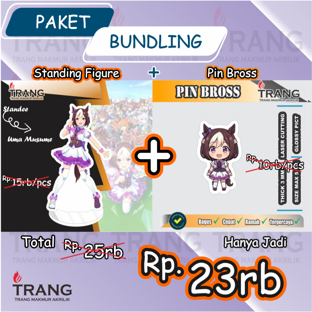 Termurah Terlaris Paket Bundling uma musume / Bundling Uma Musume / Bundling uma musume