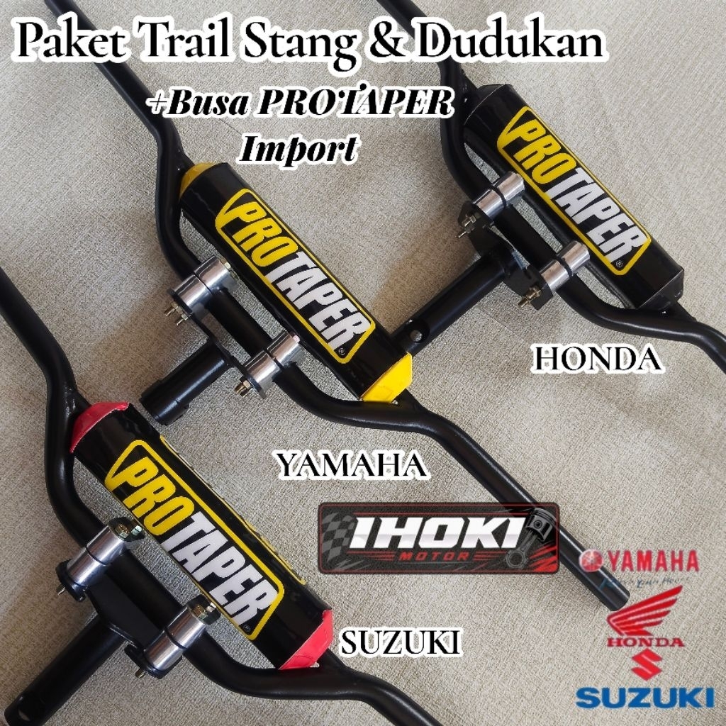 paket Trail Busa Protaper Import Bebek Matic Universal(Trail,Doff4mm,Busa import)