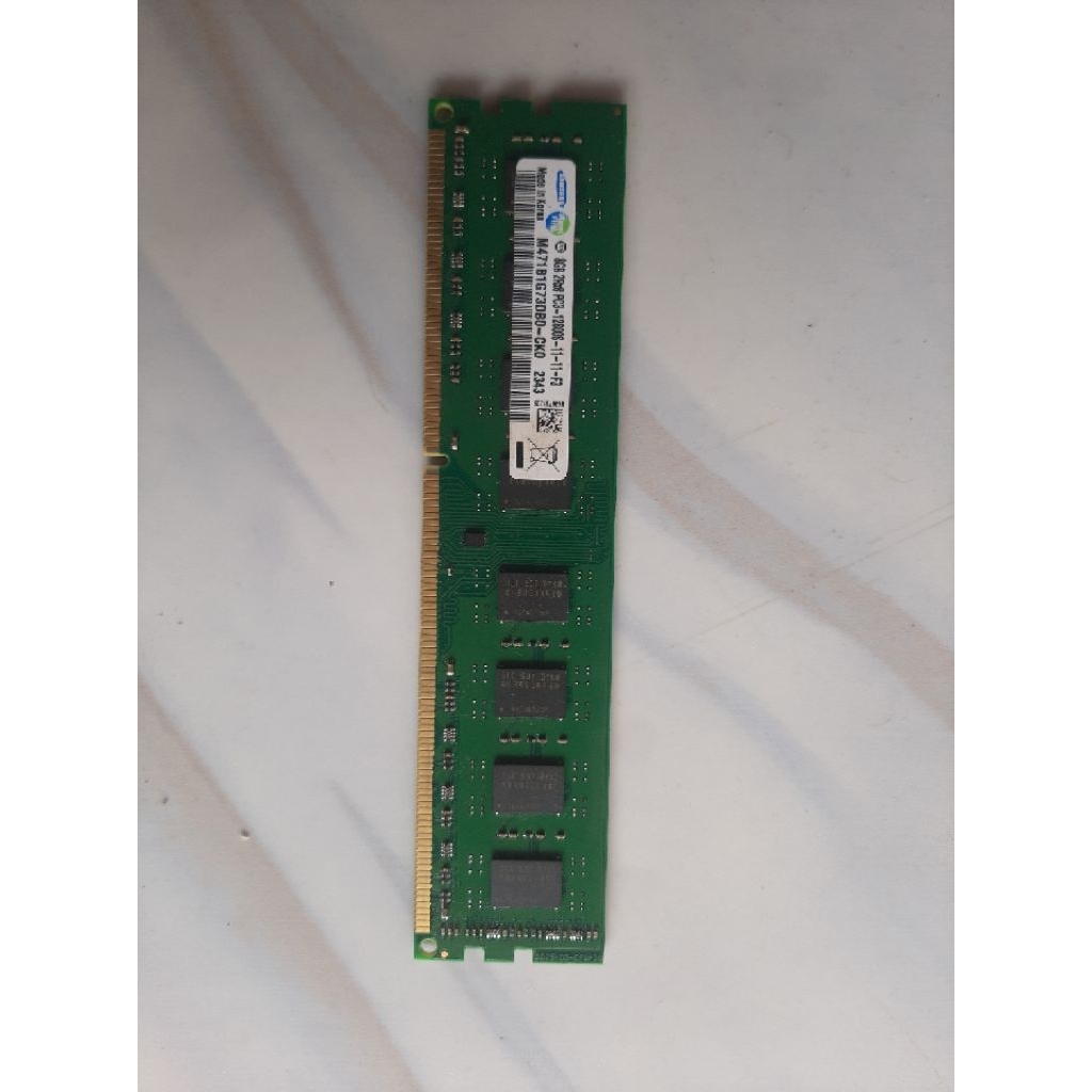 RAM MEMORY PC CPU KOMPUTER 8GB DDR3 PC12800 MERK SAMSUNG "MURAH"