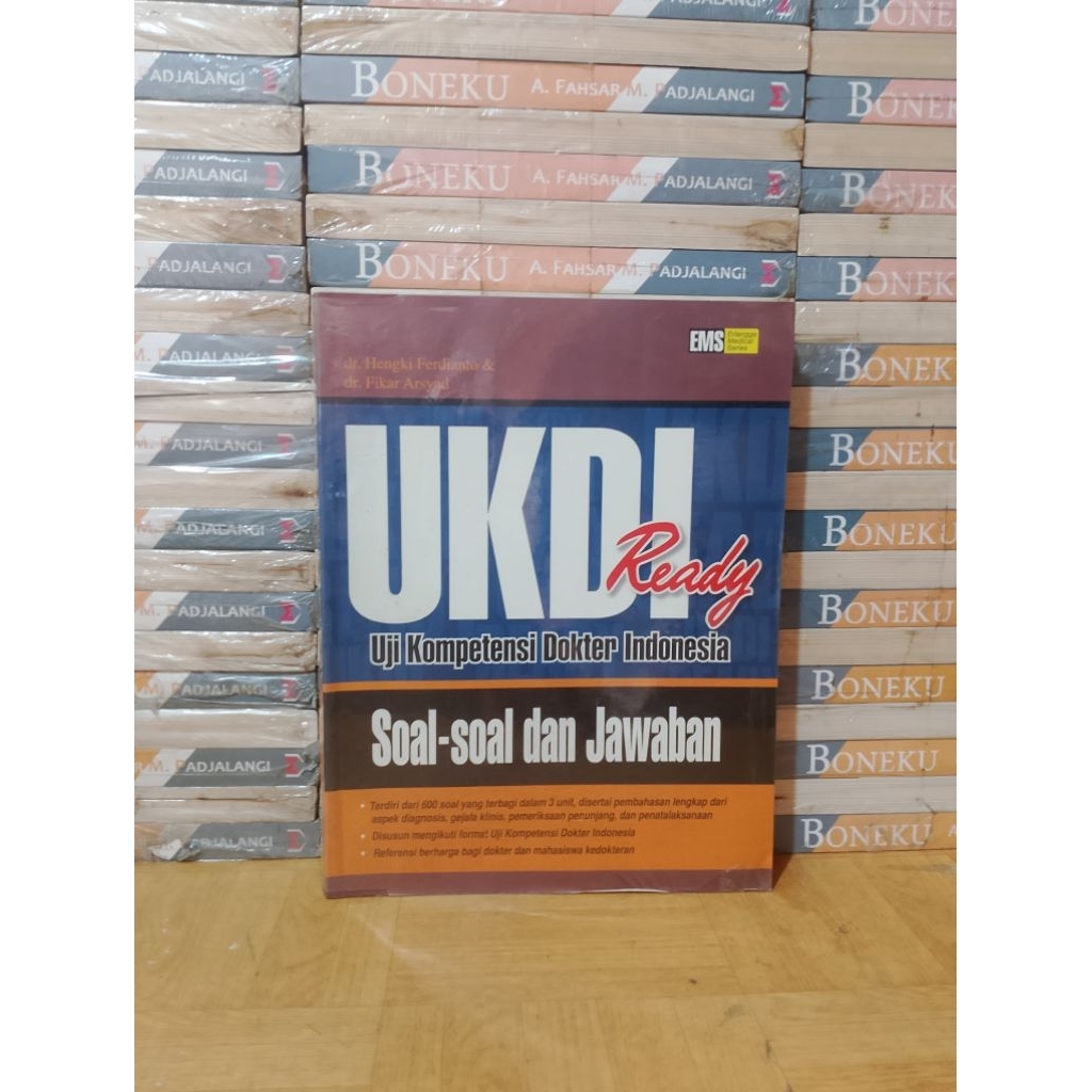 BUKU ORIGINAL - SOAL SOAL DAN JAWABAN UKDI READY UJI KOMPETENSI DOKTER INDONESIA