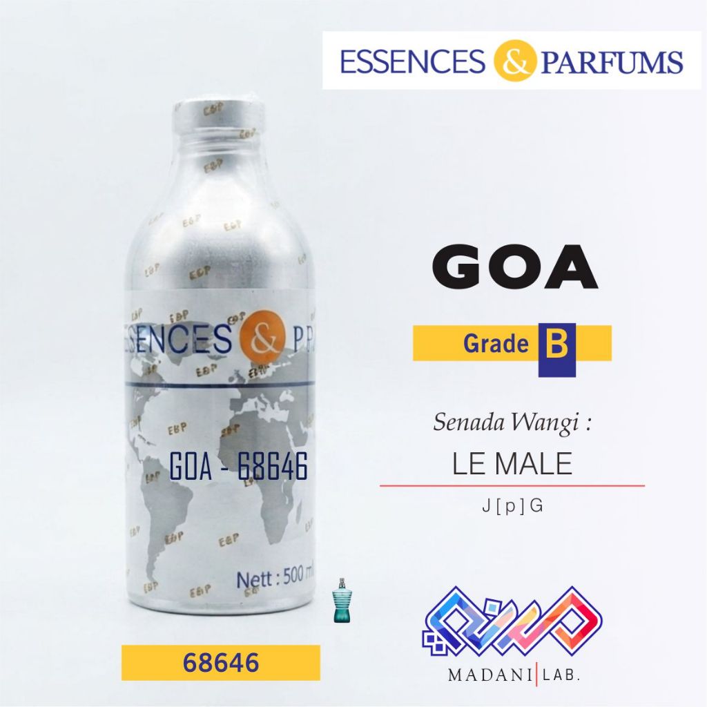 GOA 68646 [B] Senada Parfum Le Male dari Essences & Parfums | 500gr Segel |