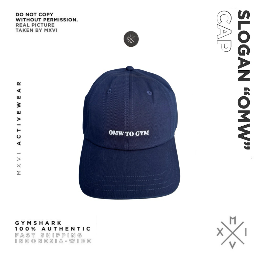 Gymshark Slogan Cap Topi Unisex