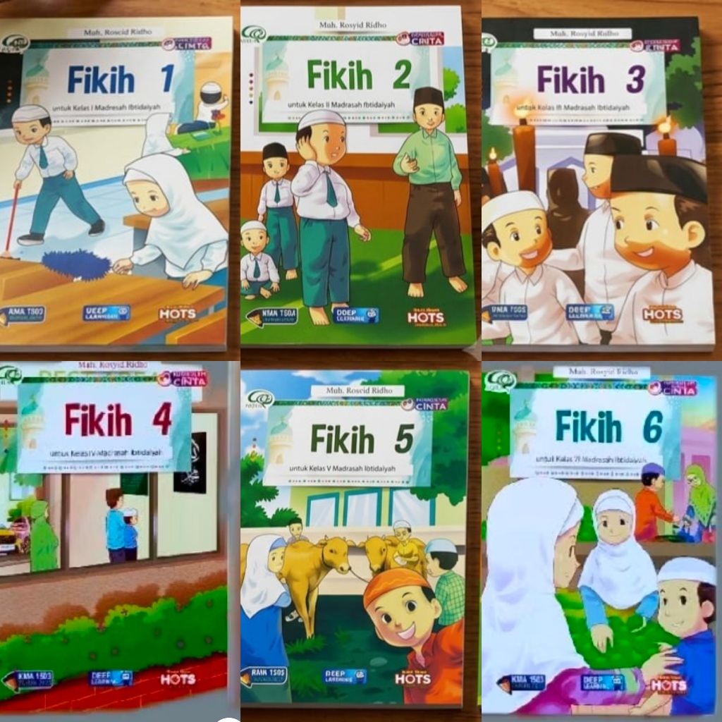 Buku Fikih 1 2 3 4 5 6 MI Aqila Tiga Serangkai Merdeka