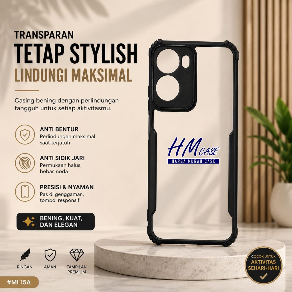 Case Redmi 15A 5G Redmi 15 Redmi 15C Case Bumper Xundd Fusion Casing Redmi 15A 5G Redmi 15 Redmi 15C