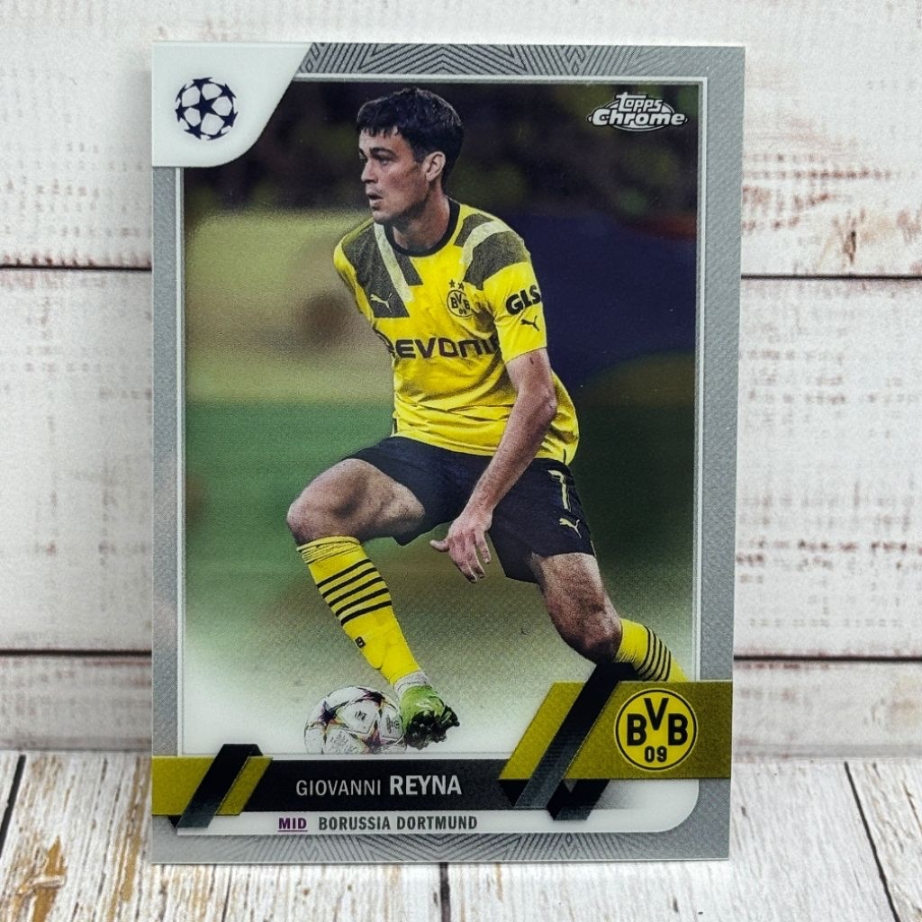 Kartu Bola Reyna Dortmund Topps Chrome Original