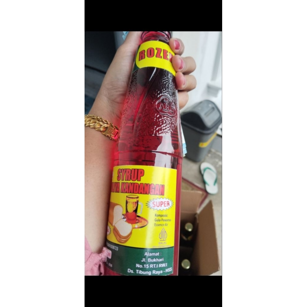 sirup mawar/rozen