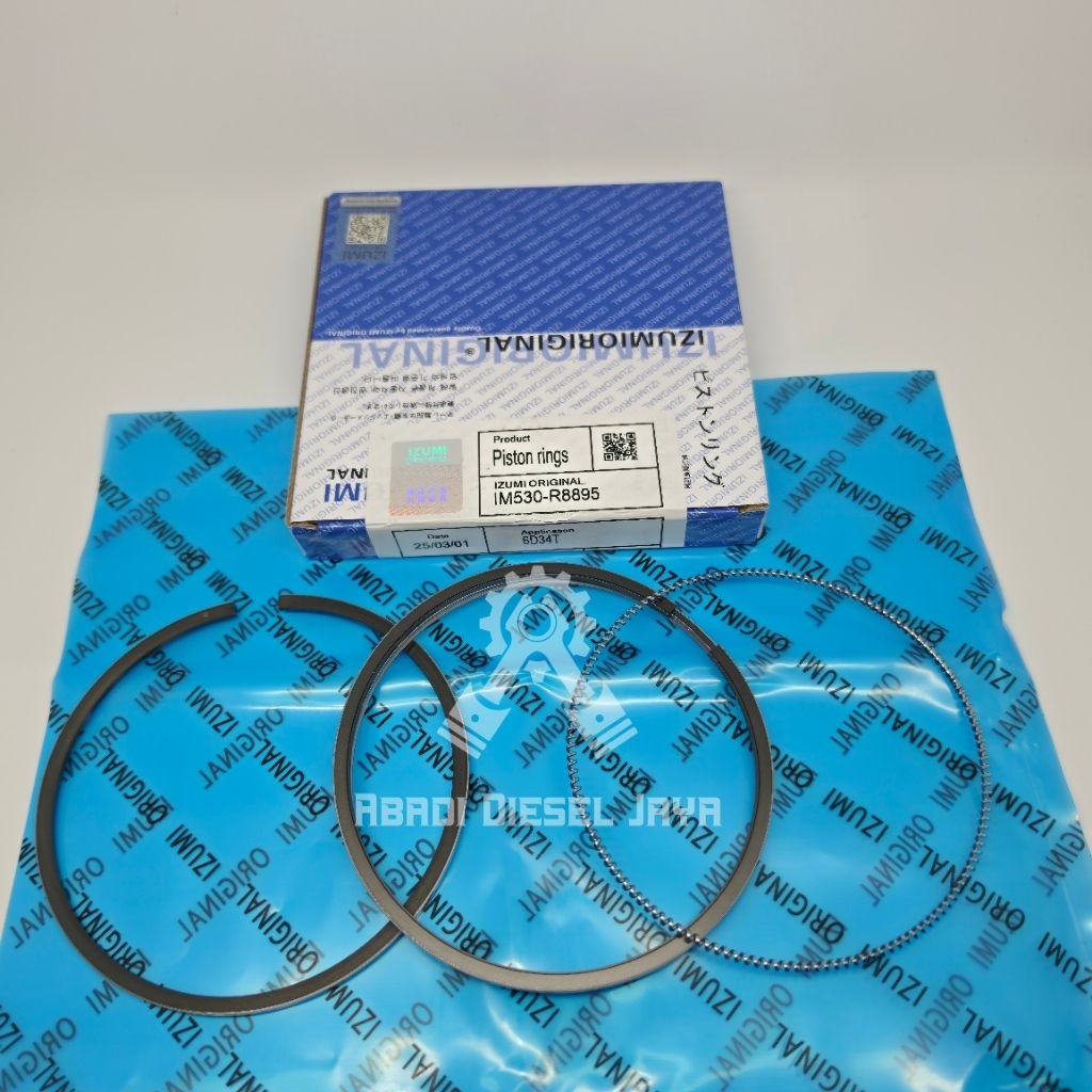 RING PISTON SK200-6 SY215 6D34 IZUMI