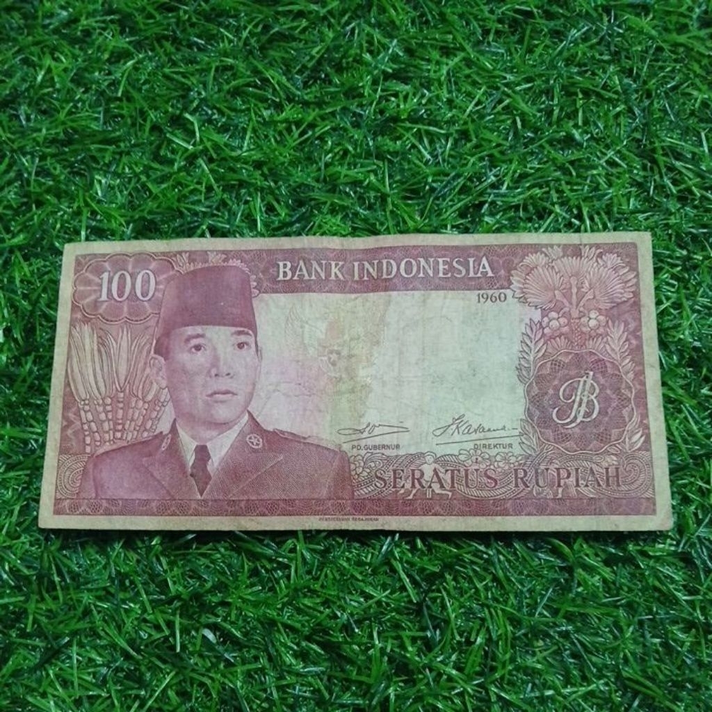 uang kuno 100 rupiah soekarno ori