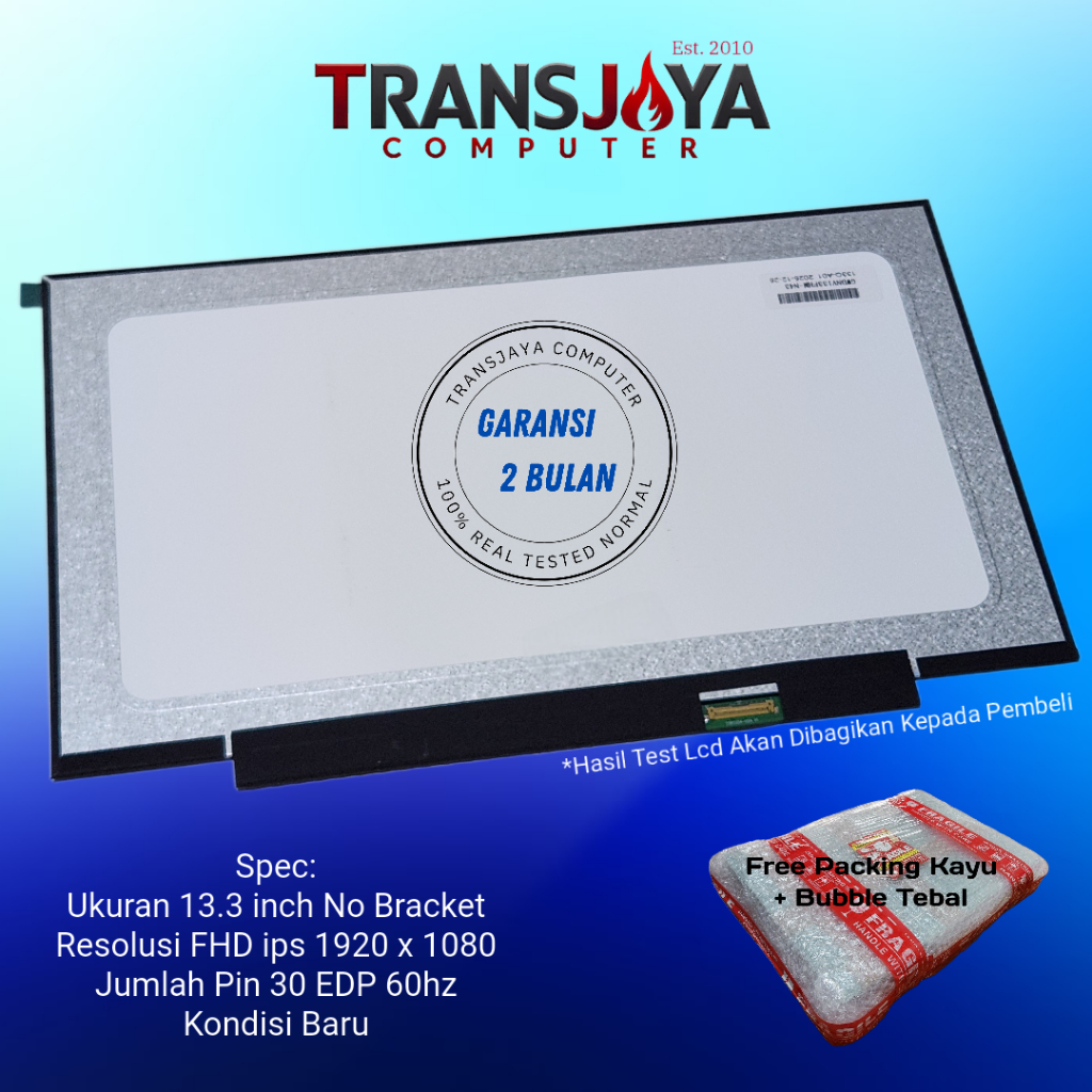 Layar LED LCD HP PAVILION 13 13-AN0031UR 13-AN0031WM 13-AN0031 13.3 Slim No Bracket